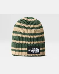 The North Face Tnf Logo Box Beanie Mit Umschlag male Khaki