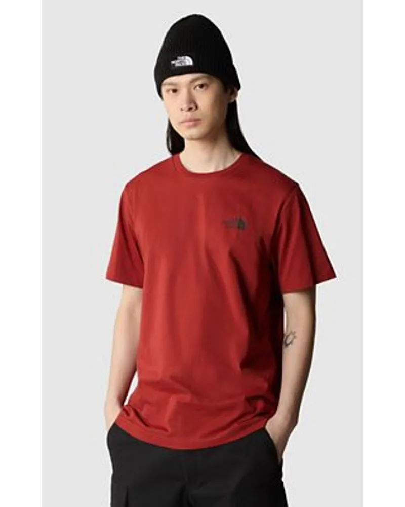 The North Face Simple Dome T-shirt Iron Red