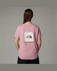 The North Face France Redbox T-shirt female Mauve