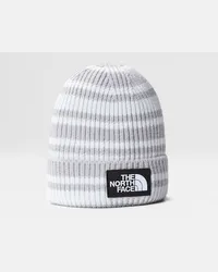 The North Face Tnf Logo Box Beanie Mit Umschlag male Tin