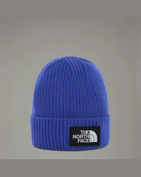 The North Face Tnf Logo Box Beanie Mit Umschlag male Tnf