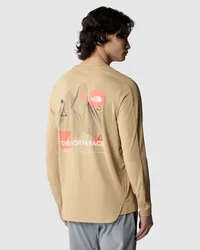 The North Face Kikash Langarm-t-shirt male Khaki