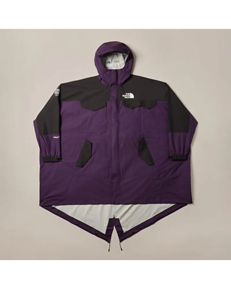 The North Face X Undercover Soukuu Klein Verpackbarer Shell-parka Mit Fishtail Zum Wandern Purple Pennant-tnf Black