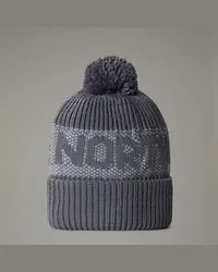 The North Face Retro Cabin Beanie High Rise /smoked P Grey