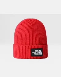 The North Face Tnf Logo Box Beanie Mit Umschlag Tnf Red