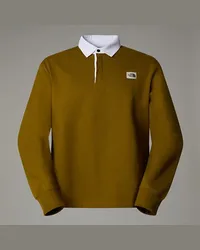 The North Face Heritage Rugby Sweatshirt Moss Green