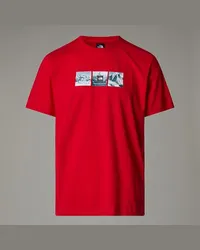 The North Face Expedition System T-shirt Mit Grafik Tnf Red