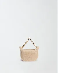 Fabiana Filippi Borsa Eyelet In Shearling Marrone