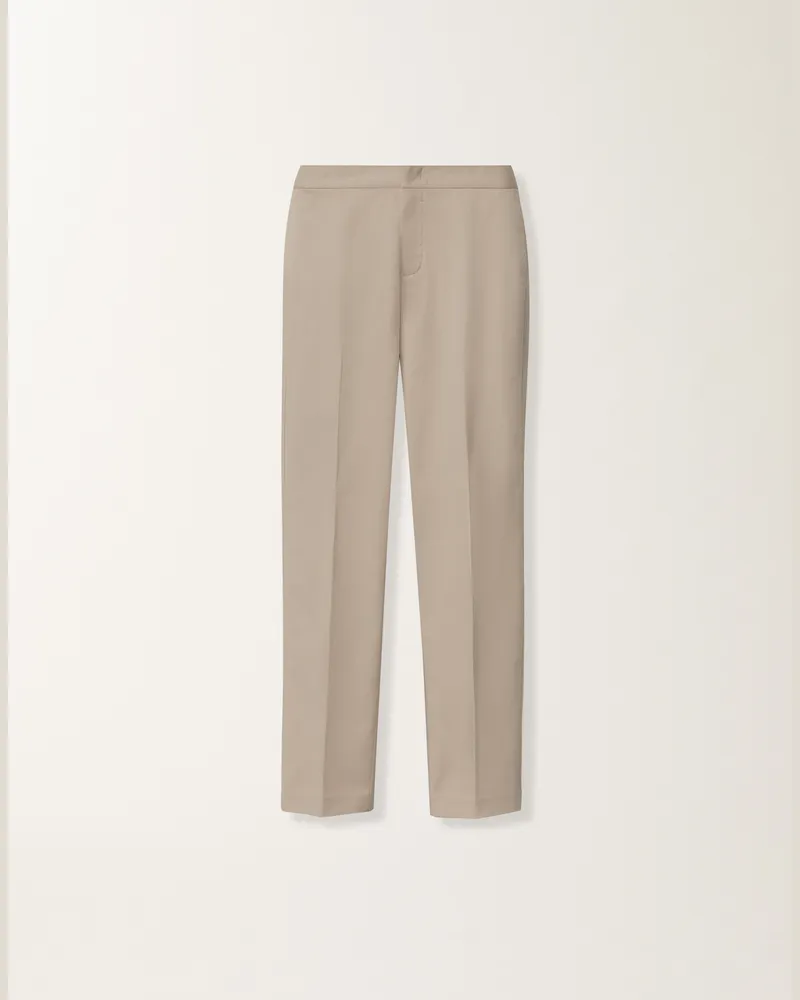 Fabiana Filippi Pantalone Montefalco In Gabardina Di Cotone Argilla