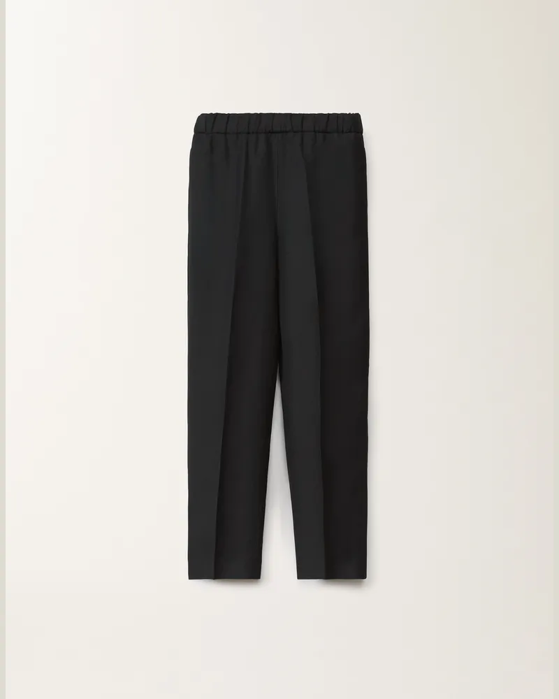 Fabiana Filippi Pantalone Orvieto In Lino E Viscosa Blu