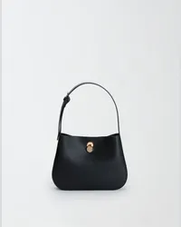 Fabiana Filippi Borsa Hobo In Pelle Di Vitello Nero