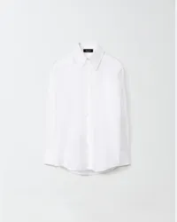 Fabiana Filippi Camicia In Cotone Oxford Bianco