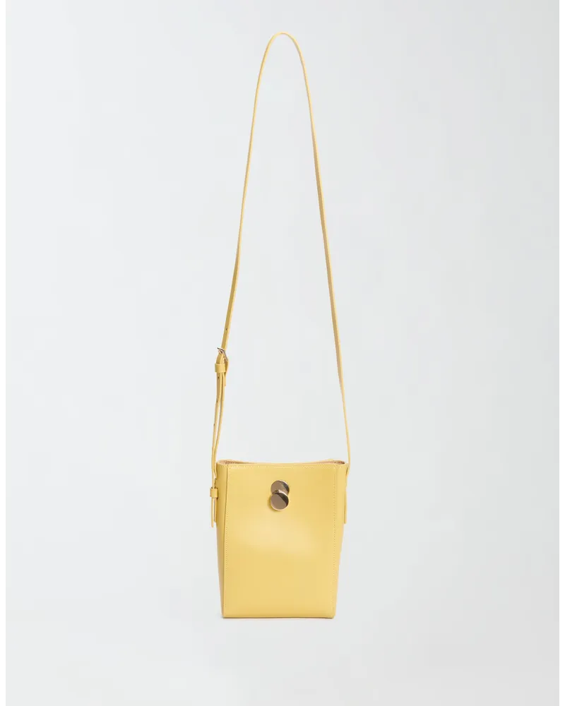 Fabiana Filippi Mini Bag In Pelle Di Vitello Giallo