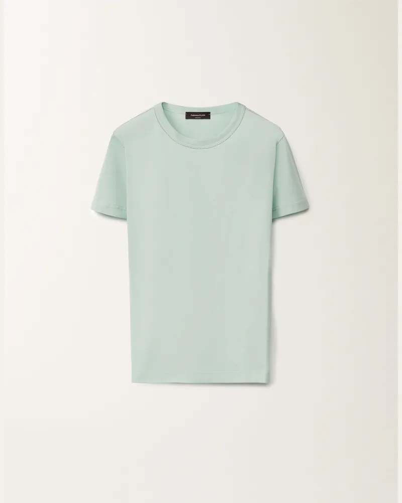 Fabiana Filippi T-shirt In Jersey Verde
