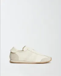 Fabiana Filippi Sneaker In Nappa E Camoscio White