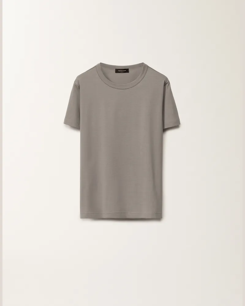 Fabiana Filippi T-shirt In Jersey Grigio