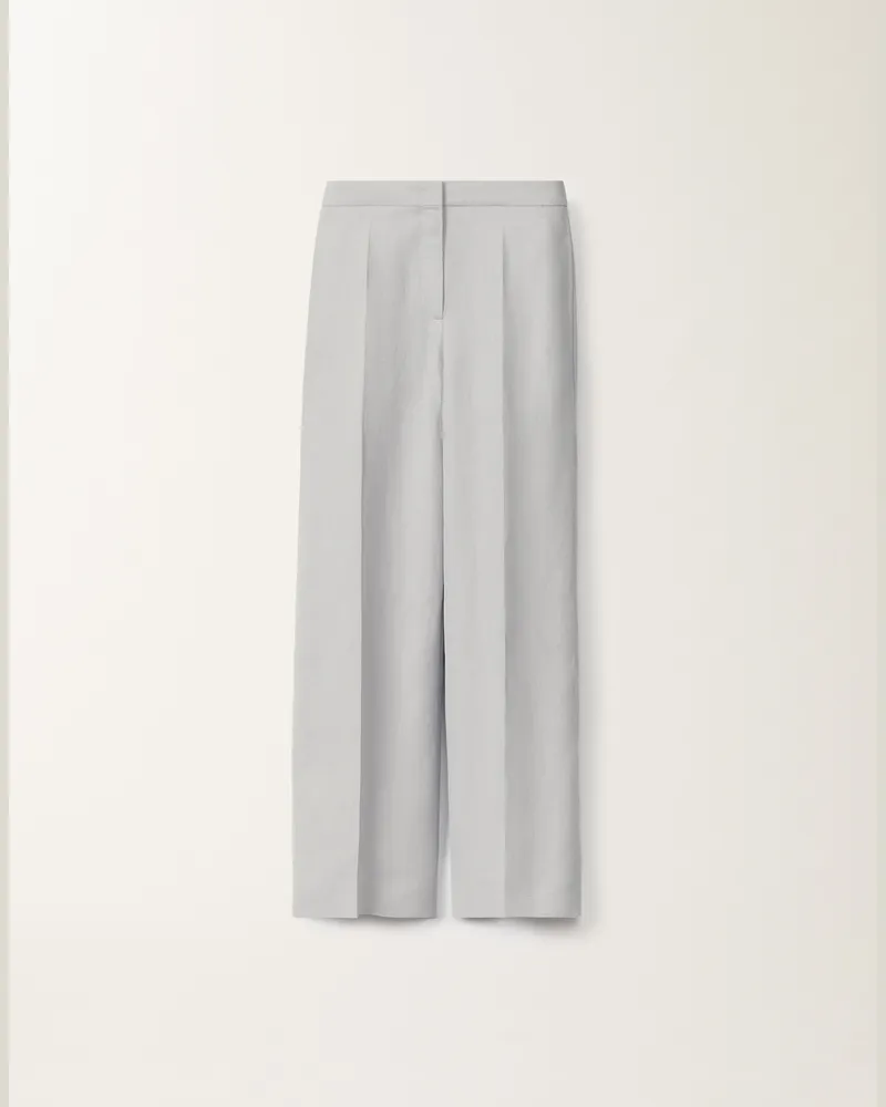 Fabiana Filippi Pantalone In Lino E Viscosa Malva