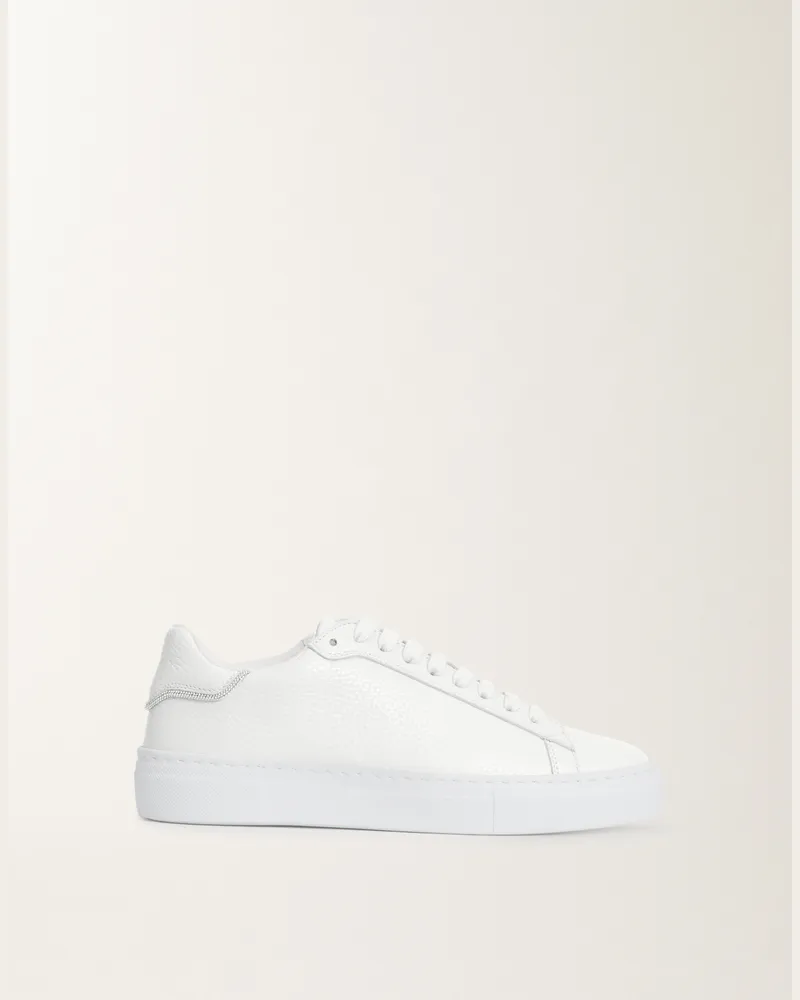 Fabiana Filippi Sneaker Dalila In Pelle Bianco