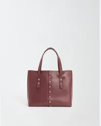 Fabiana Filippi Tote Bag Mini In Pelle Di Vitello Rosso