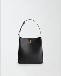 Fabiana Filippi Borsa Hobo In Pelle Di Vitello Black