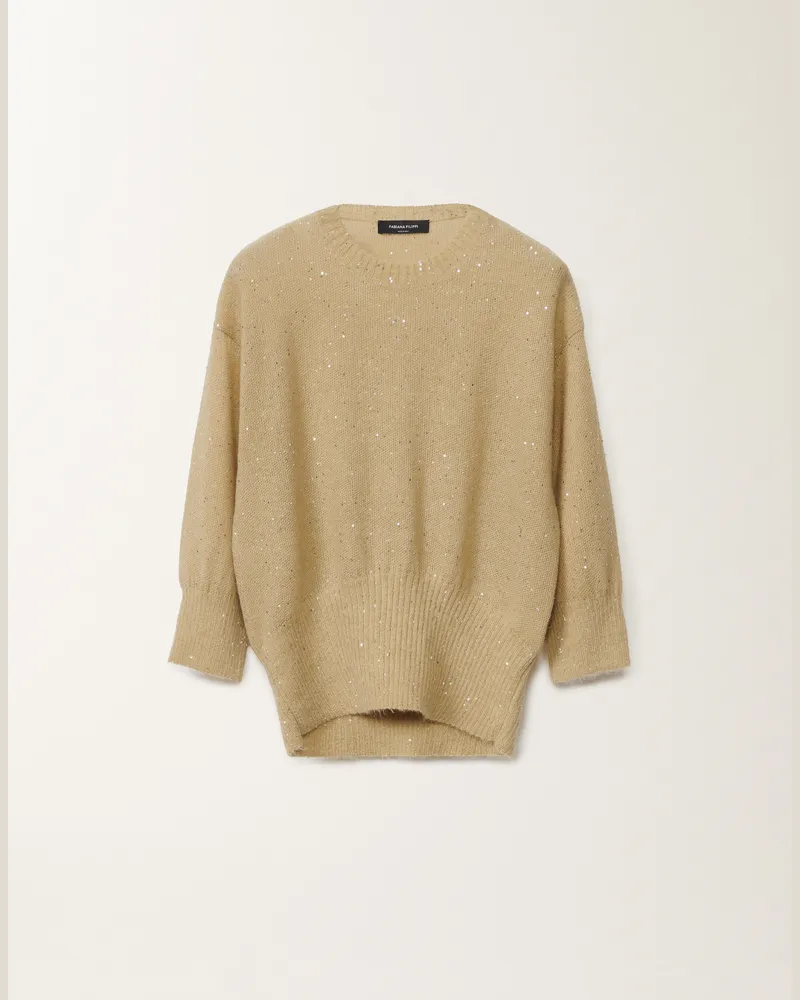 Fabiana Filippi Maglia In Mohair Giallo
