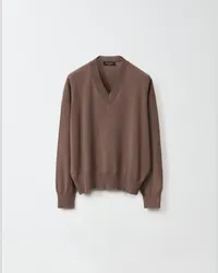 Fabiana Filippi Maglia In Cashmere Marrone