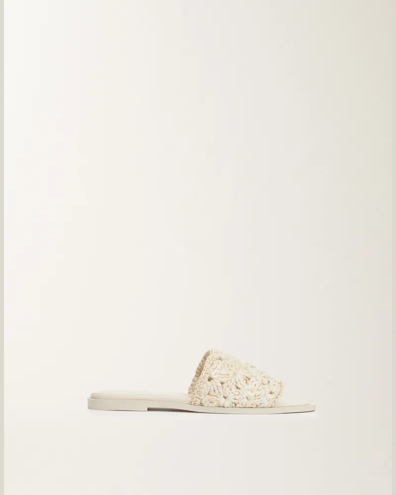 Fabiana Filippi Sandalo In Rafia E Cotone Mastice