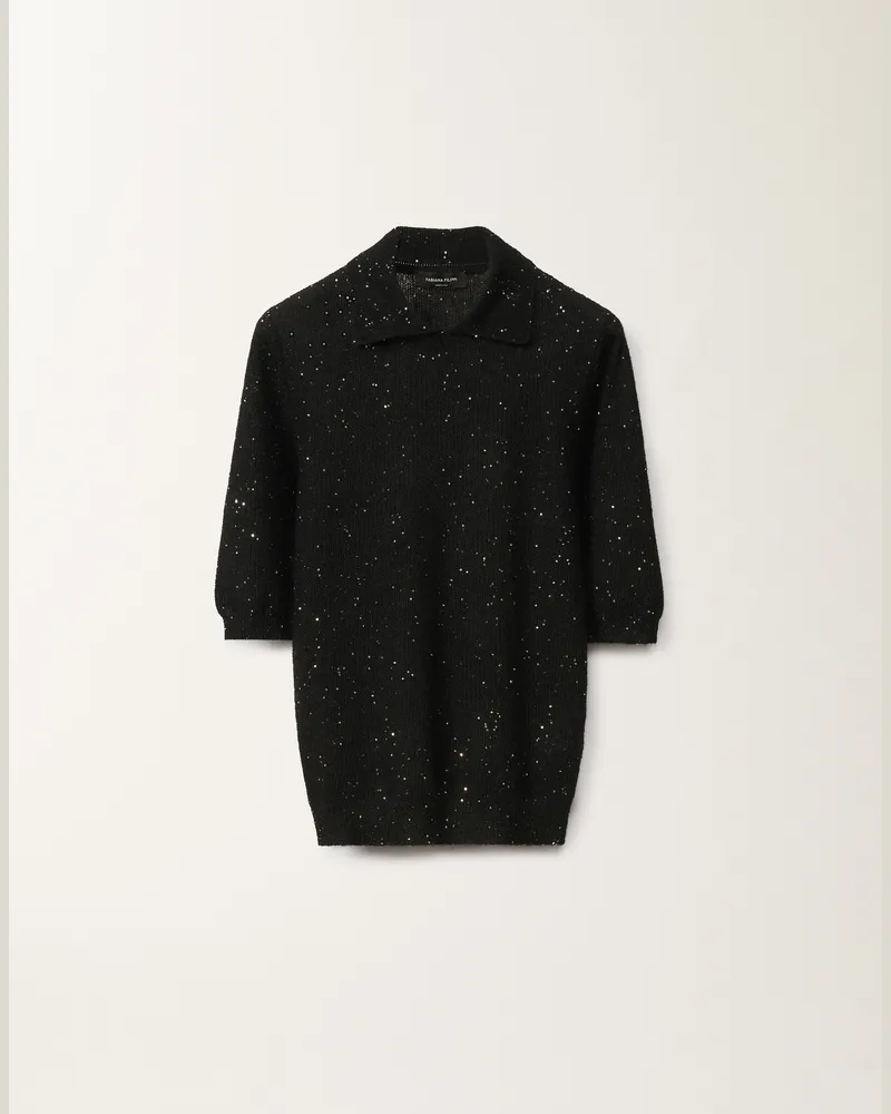 Fabiana Filippi Maglia In Mohair Nero