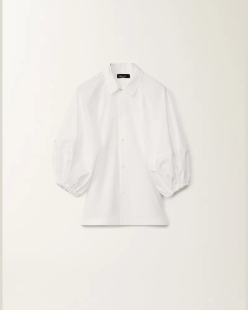 Fabiana Filippi Camicia In Popeline Bianco