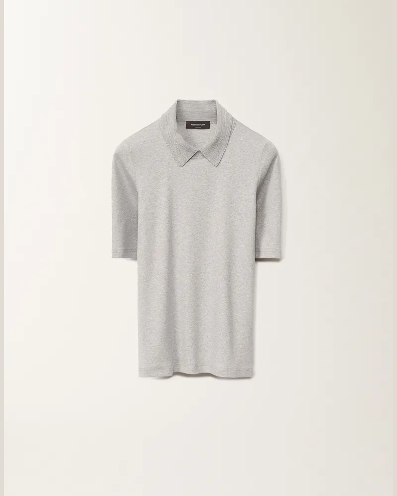 Fabiana Filippi T-shirt In Jersey Grigio