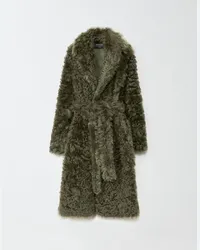 Fabiana Filippi Cappotto In Shearling Verde