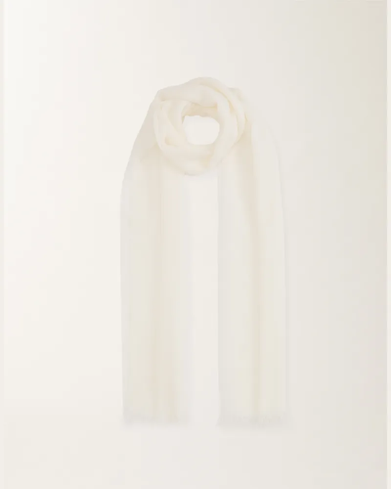 Fabiana Filippi Sciarpa In Cashmere Bianco