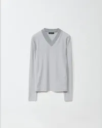 Fabiana Filippi T-shirt In Jersey Grigio