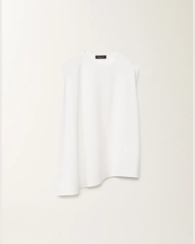 Fabiana Filippi Top In Jersey Bianco