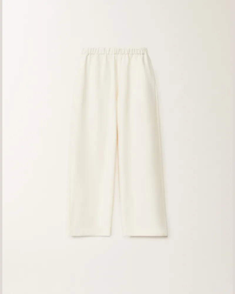 Fabiana Filippi Pantalone Trevi In Tecno Tailoring Bianco