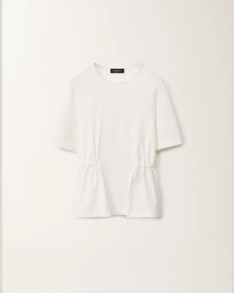 Fabiana Filippi T-shirt In Jersey Bianco