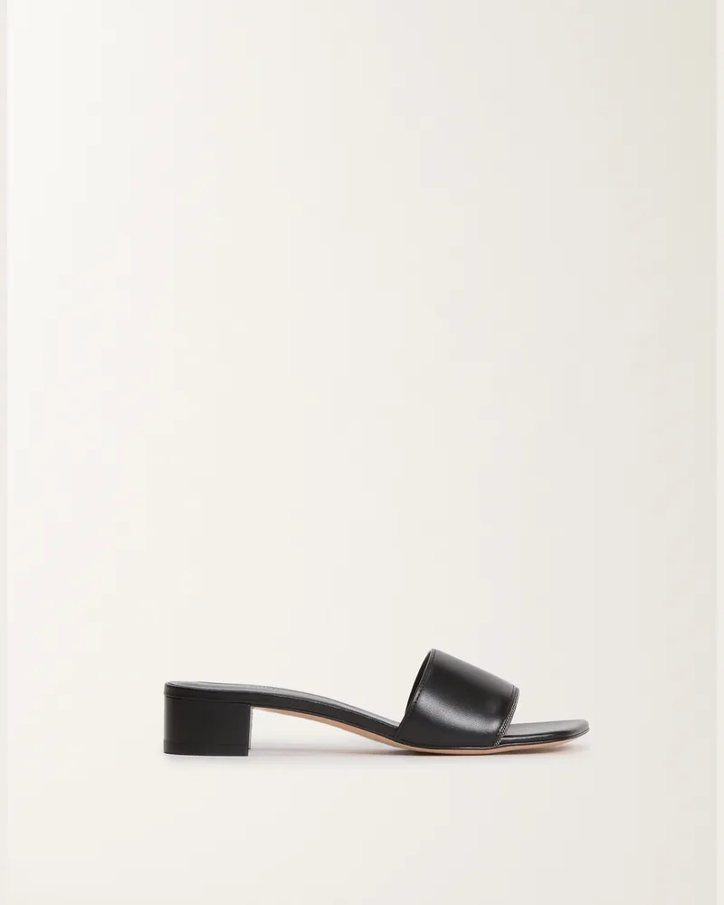 Fabiana Filippi Sandalo Con Tacco In Pelle Di Vitello Nero
