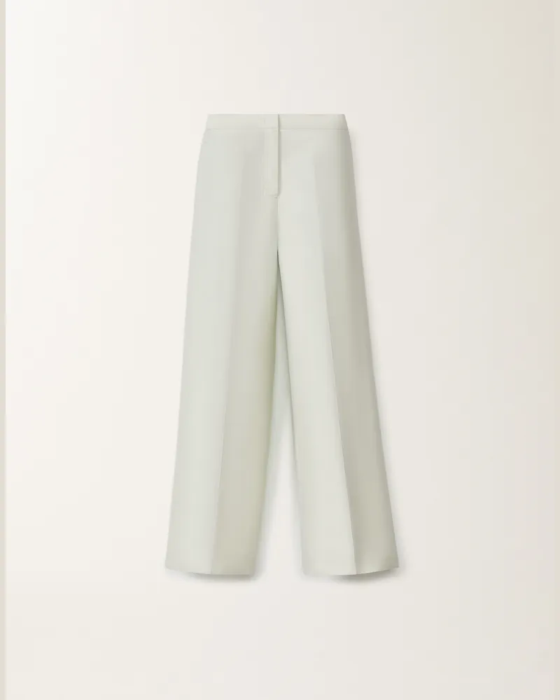Fabiana Filippi Pantalone In Cotone E Seta Mikado Verde