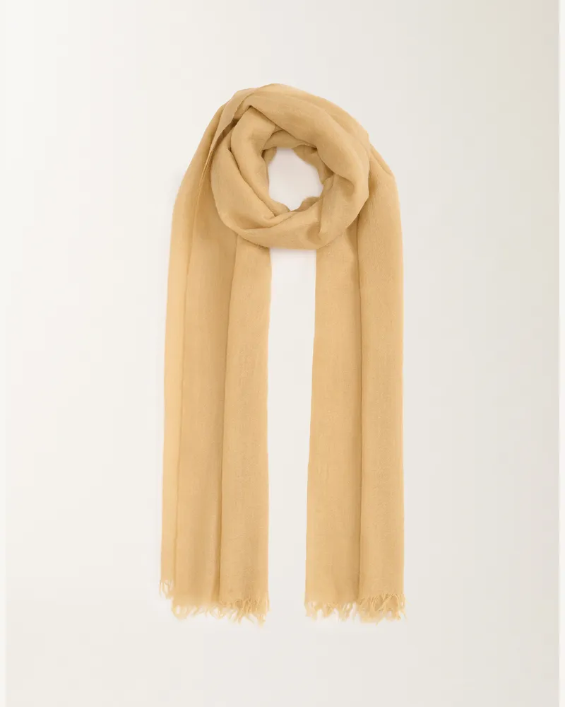 Fabiana Filippi Sciarpa In Cashmere Giallo