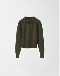 Fabiana Filippi Maglia In Cashmere Verde