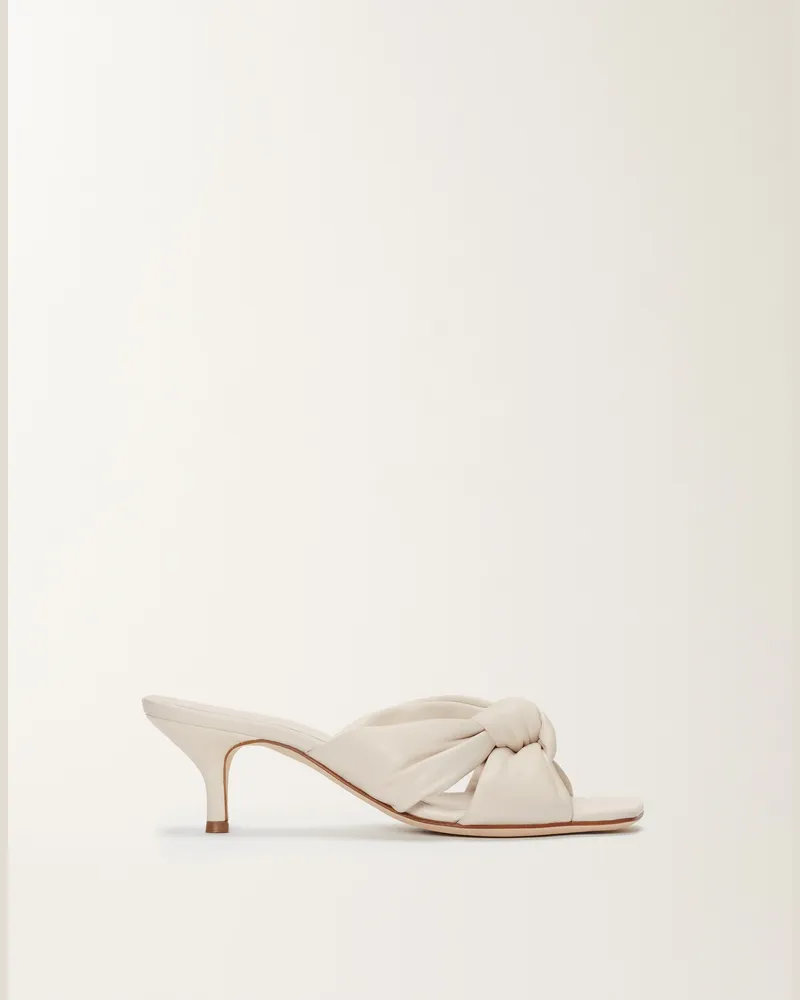 Fabiana Filippi Mules In Nappa Bianco