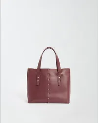 Fabiana Filippi Tote Bag Mini In Pelle Di Vitello Red