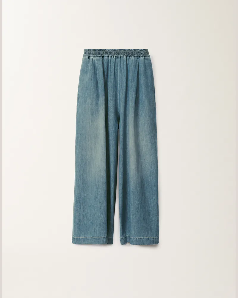 Fabiana Filippi Pantalone In Chambray Light