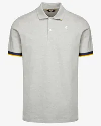 K-Way VINCENT - Polo Shirts - Polo GREY MEL 