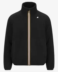 K-Way PASCAL SHERPA POLAR - Fleece - Giacca BLACK P-BLACK P 