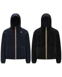 K-Way JACQUES POLAR REVERSIBLE - Fleece - Giacca Blue Depth-Black Pure 