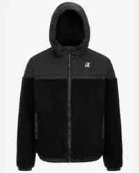 K-Way LE VRAI 3.0 JILDAZ ORSETTO - Fleece - Giacca BLACK-BLACK PURE 