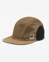 K-Way VANOISE - Headwear - Cappello con visiera BROWN CORDA-BLACK PURE 