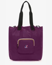 K-Way LE VRAI 3.0 VICTORINE - Bags - Shopping Bag VIOLET DK PURPLE 