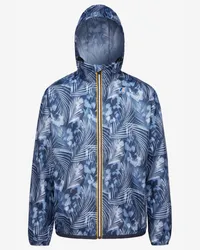 K-Way LE VRAI 3.0 CLAUDE GRAPHIC - Jackets - Medio BLUE INDIGO JUNGLE 